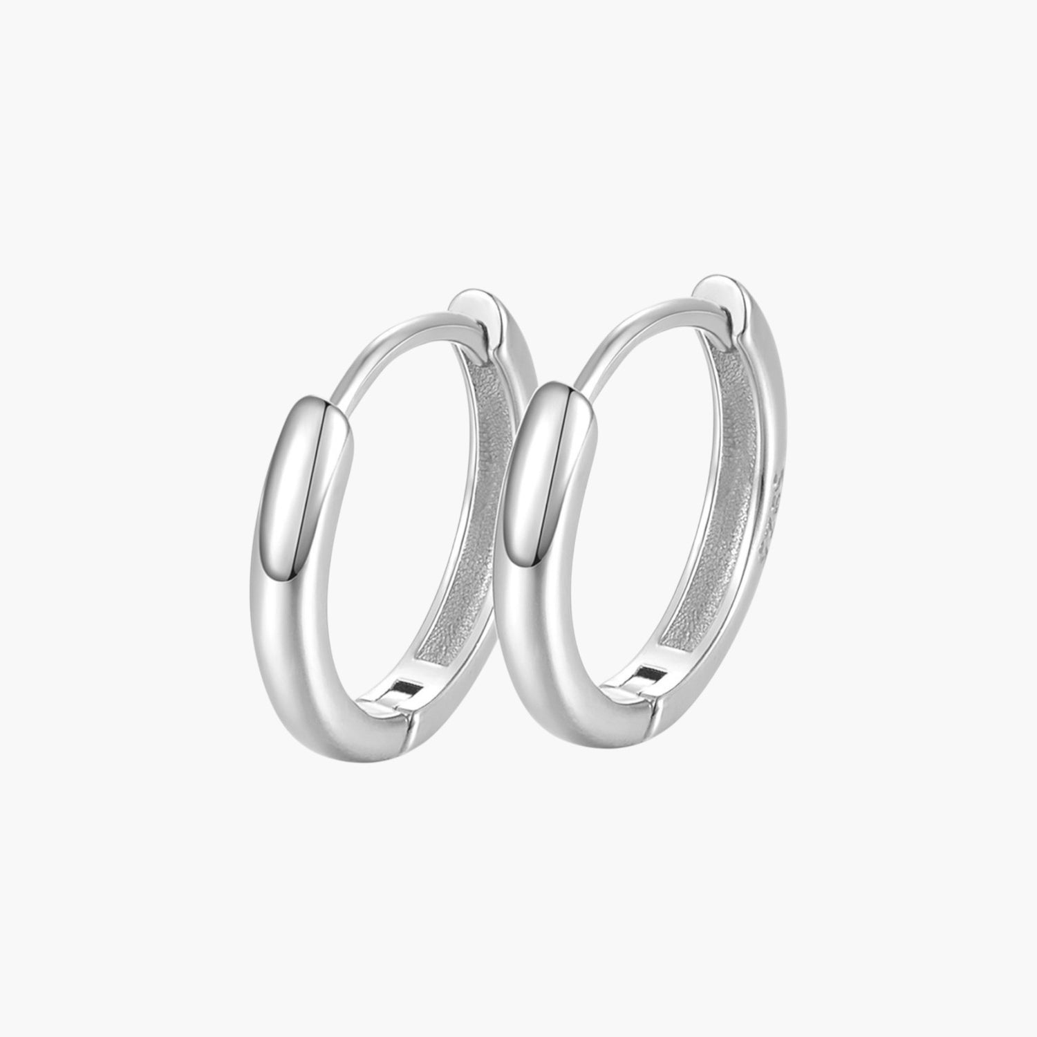Brincos Argola Minimalistas em Prata 925