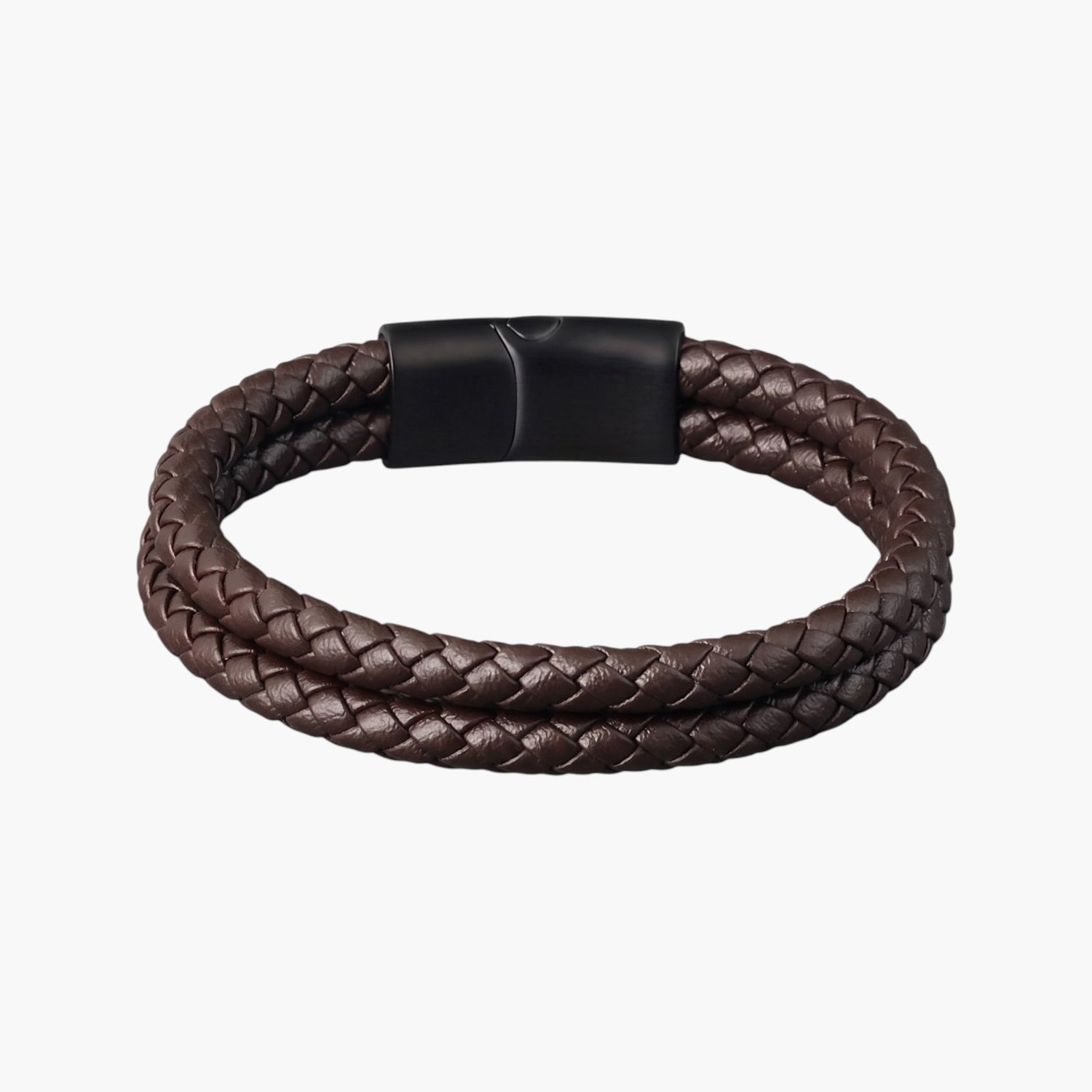 Pulseira de Couro Multicamadas