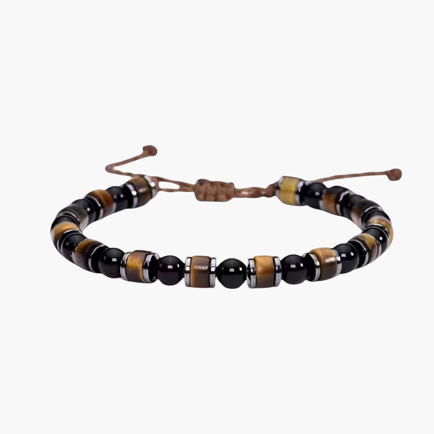 Pulseira Étnica com Pedras Naturais