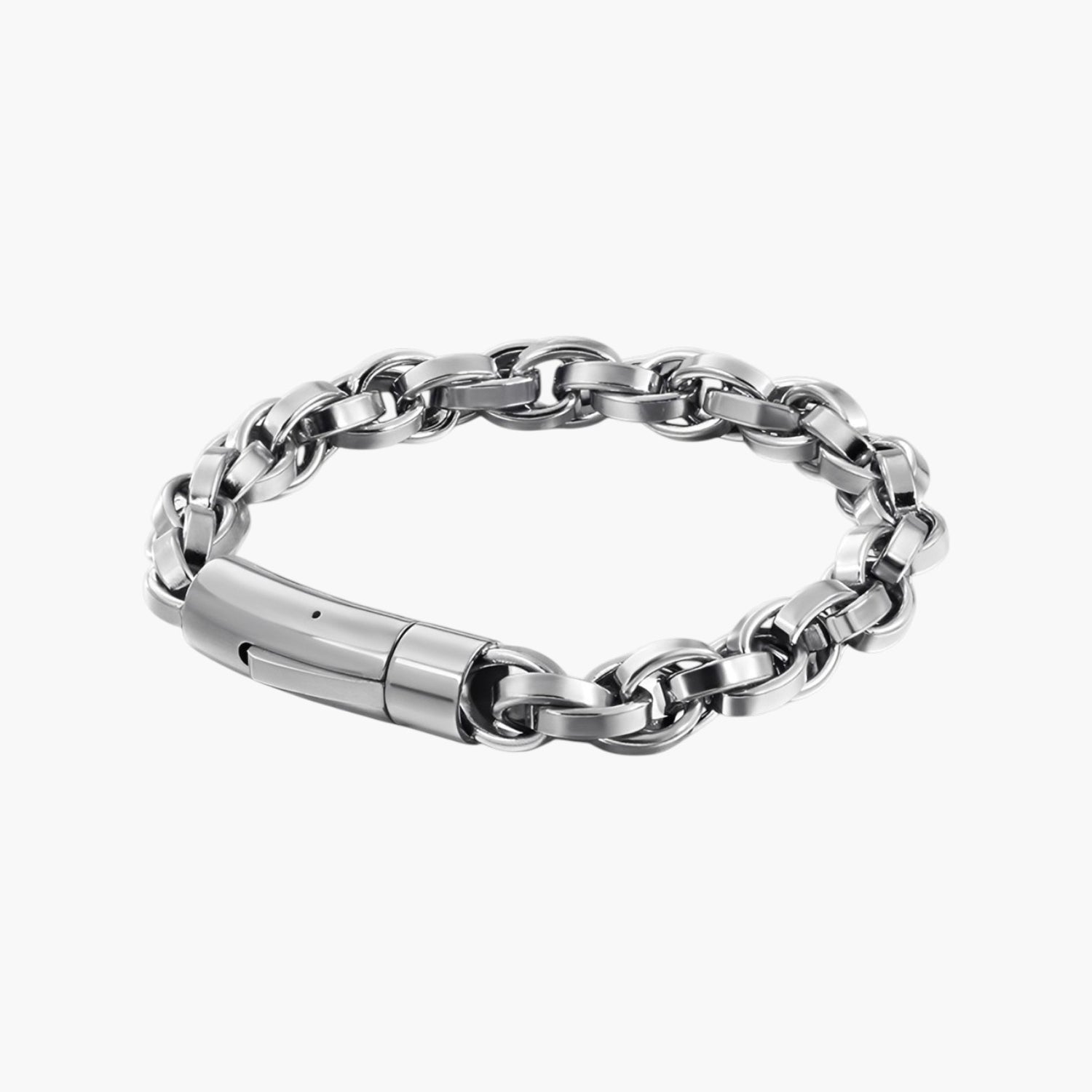 Pulseira Retro em Aço Inoxidável 316L