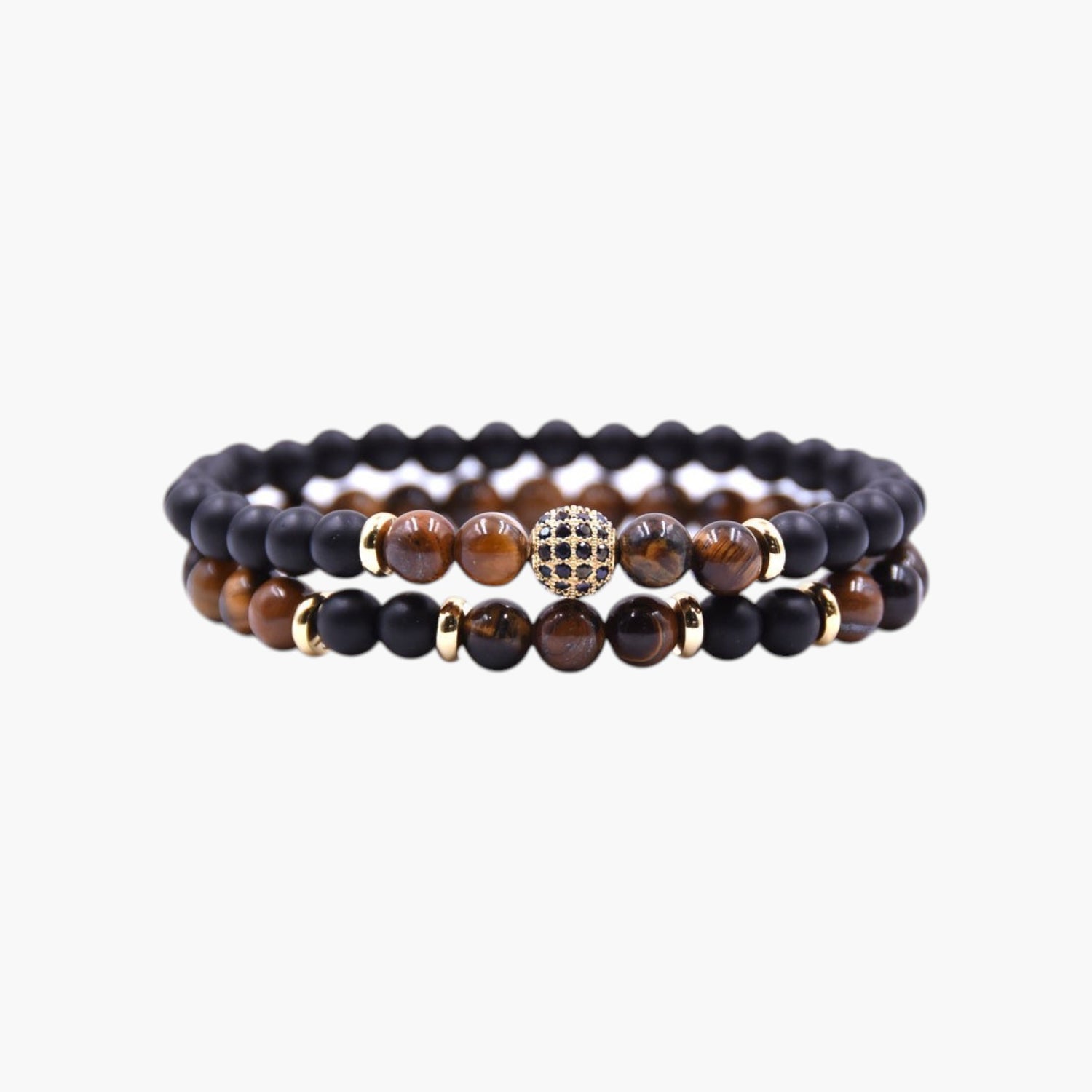 Conjunto de Pulseiras Legacy em Pedra Natural