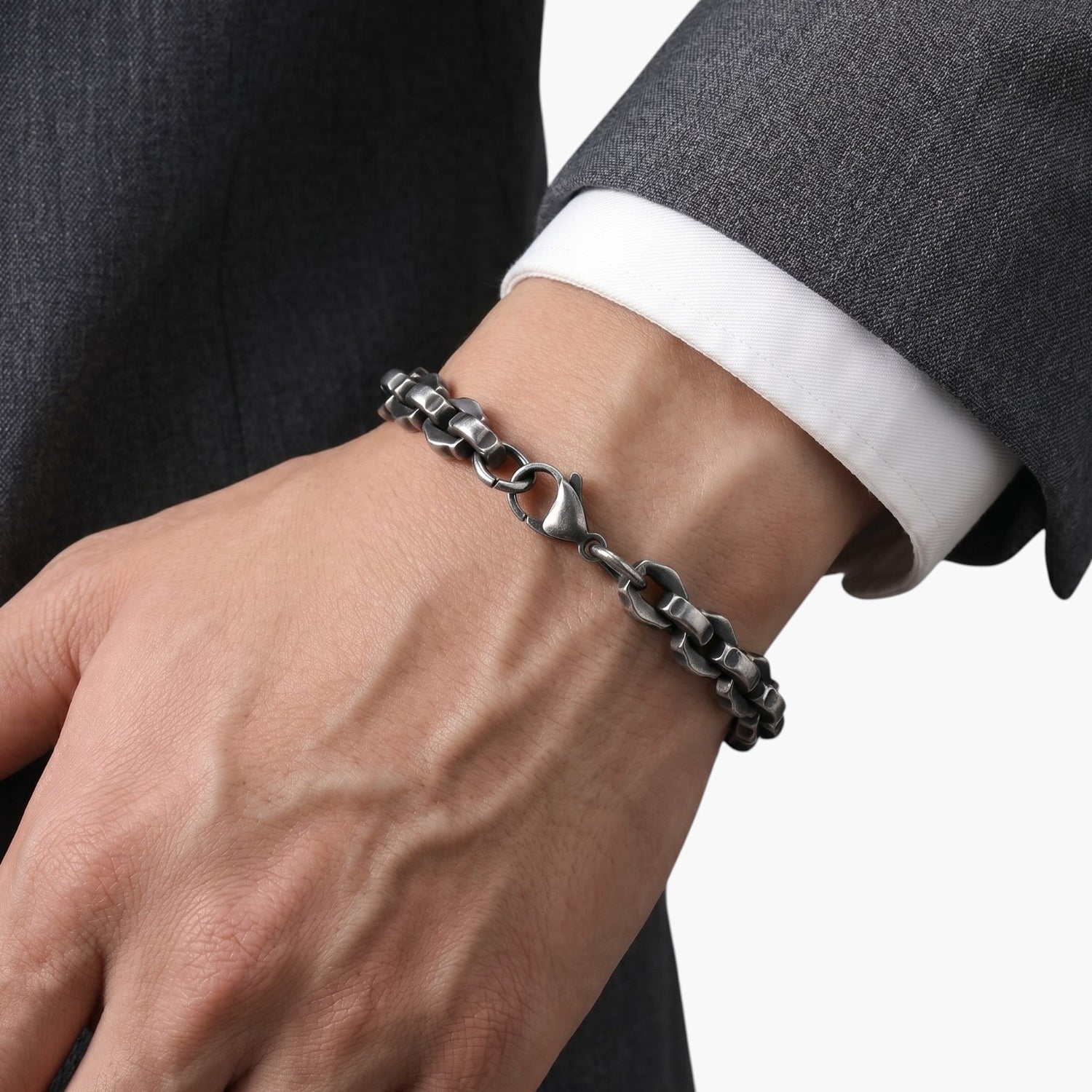 Pulseira Corrente em Aço Inoxidável