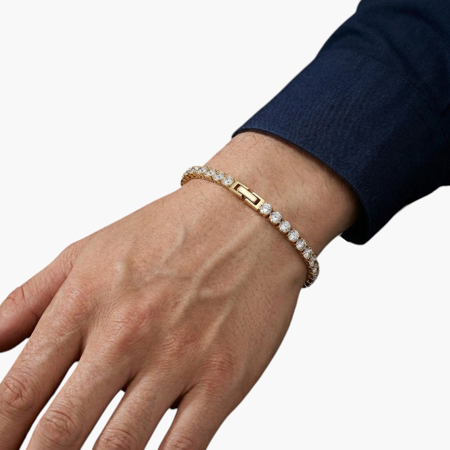 Pulseira Ténis Brilliance em Aço Inoxidável 316L