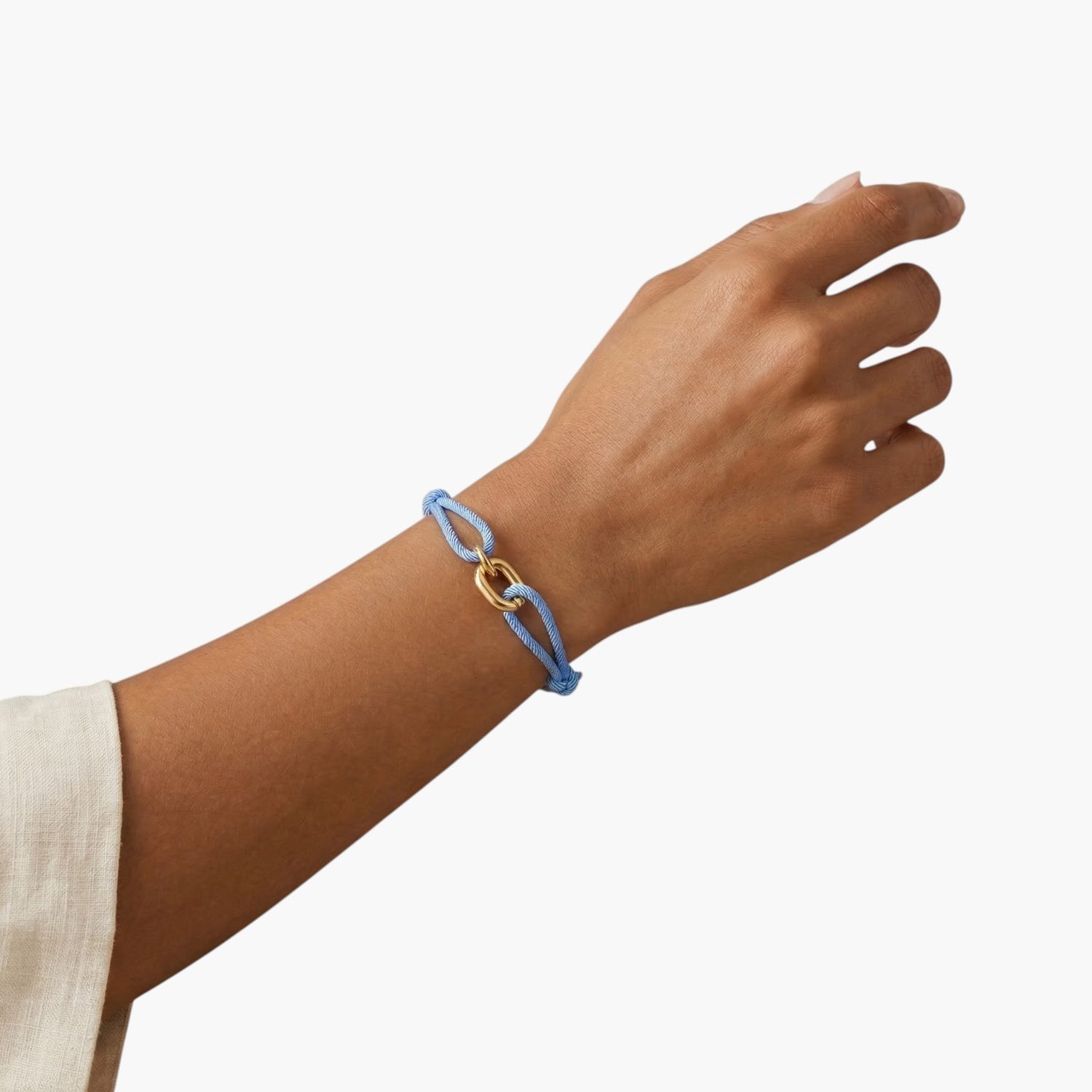 Pulseira Ajustável em Corda Milanesa