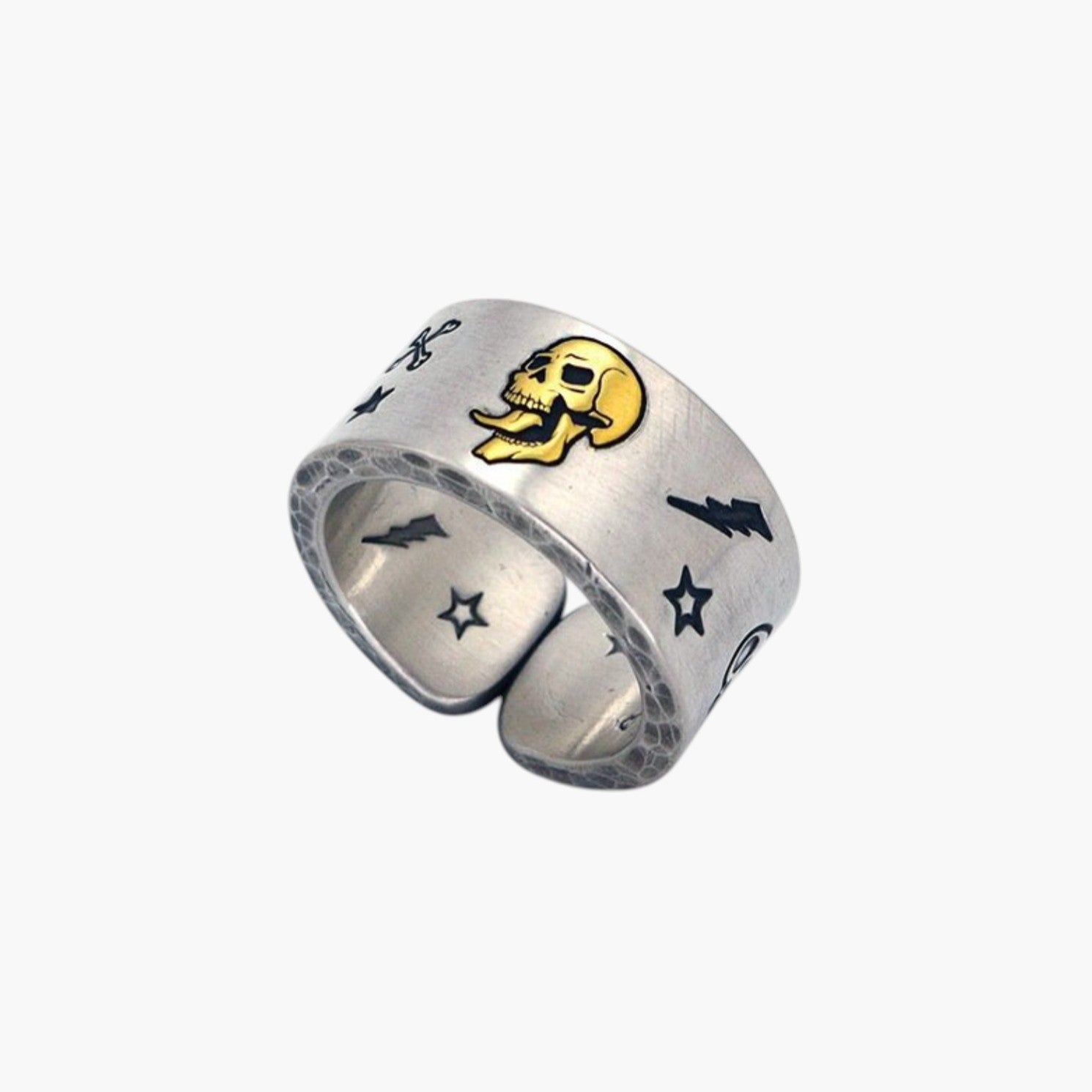 Anel Skull Retro