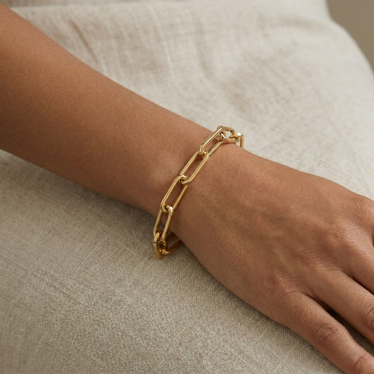 Pulseira Corrente em Aço Inoxidável