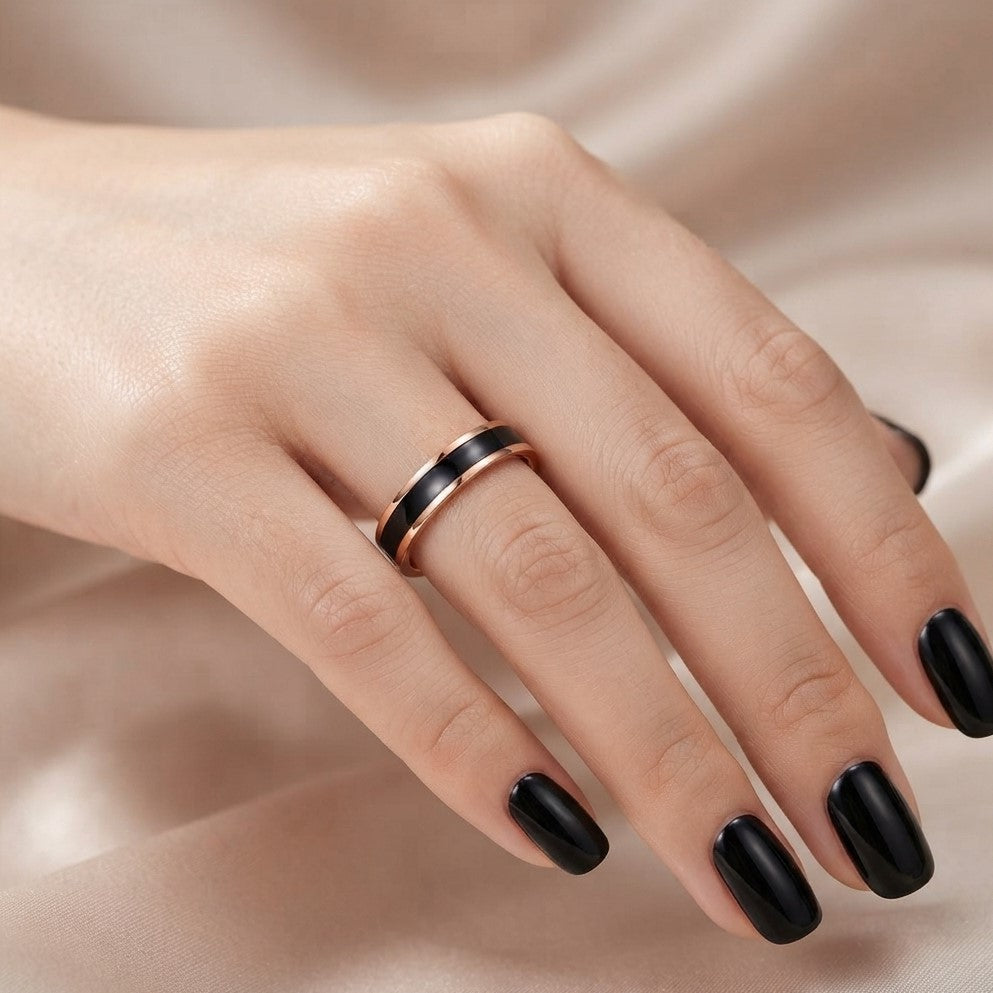 Women's Titanium Steel Pinky Ring