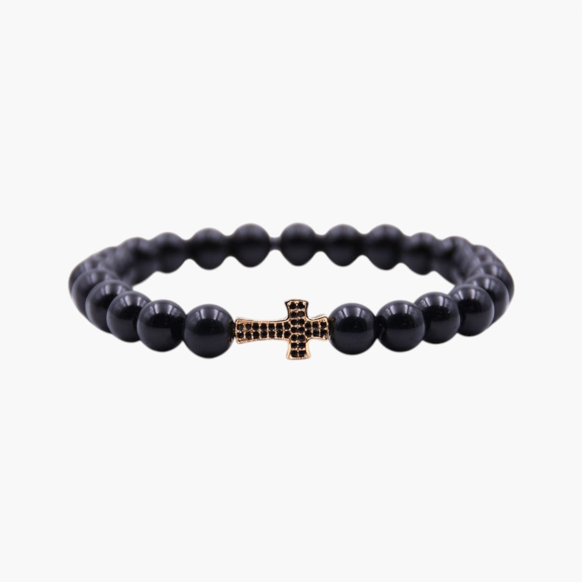 Pulseiras Cruz em Pedra Natural